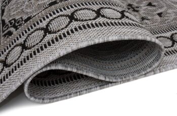 Moderný vzorovaný koberec v sivej farbe Melissa Šírka: 160 cm | Dĺžka: 230 cm