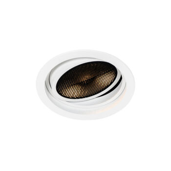 Moderný zapustený reflektor biely nastaviteľný - Coop 111 Honey