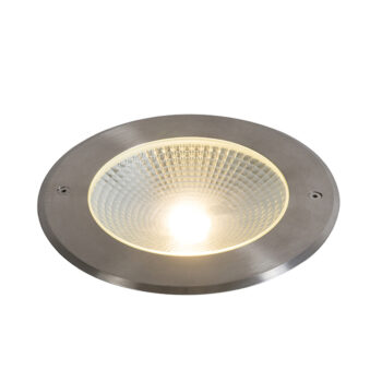 Moderný zemný reflektor oceľ vrátane LED 20W - Bridge