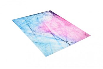 Modro-ružový abstraktný trendový koberec Šírka: 160 cm | Dĺžka: 230 cm