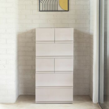 Modulárny úložný box Wave twin Wood bez koliesok 54,6 x 43,4 x 22 cm, široký - 2 zásuvky