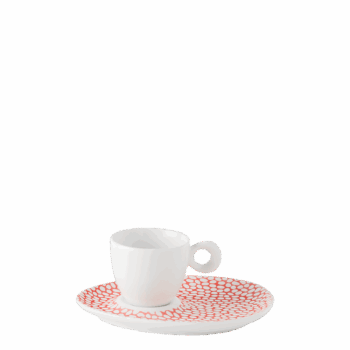 Mocca podšálka v oválnom tvare v kombinácii skin a bielej farby je súčasťou kolekcie štruktúrovaného porcelánu z konceptu Flow. Povrchová úprava tohto porcelánu je kombináciou lesklej a matnej farby, vďaka čomu je vytvorený mimoriadne zaujímavý dizajn, ktorý spolu s ostatnými kúskami tejto kolekcie ponúka netradičné možnosti stolovania.