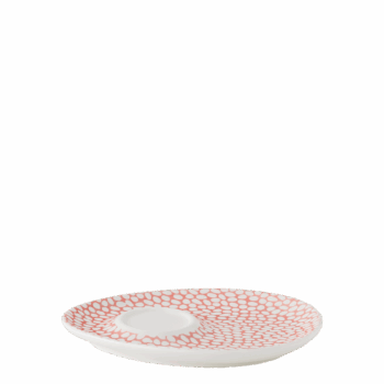 Mocca podšálka v oválnom tvare v kombinácii skin a bielej farby je súčasťou kolekcie štruktúrovaného porcelánu z konceptu Flow. Povrchová úprava tohto porcelánu je kombináciou lesklej a matnej farby, vďaka čomu je vytvorený mimoriadne zaujímavý dizajn, ktorý spolu s ostatnými kúskami tejto kolekcie ponúka netradičné možnosti stolovania.