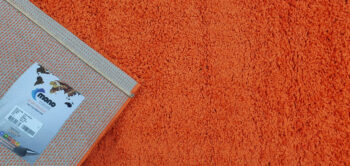 Mono Carpet, Kusový koberec Efor Shaggy 3419 Orange, 60x115, oranžová, obývacia izba