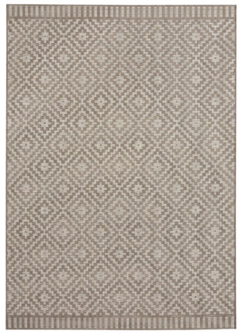 Mujkoberec Original, Kusový koberec Mujkoberec Original Mia 103521 Taupe – na von aj na doma, 80x150, hnedá, chodba / predsieň