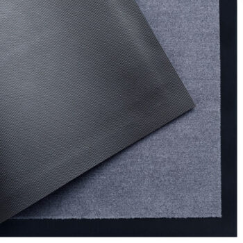Mujkoberec Original, Protišmyková rohožka Home 104502 Grey / Black – na von aj na doma, 45x75, šedá, chodba / predsieň