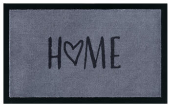 Mujkoberec Original, Protišmyková rohožka Home 104502 Grey / Black – na von aj na doma, 45x75, šedá, chodba / predsieň