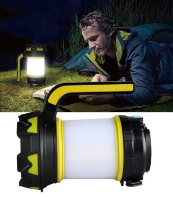 Multifunkčná kempingová LED lampa, baterka