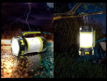 Multifunkčná kempingová LED lampa, baterka