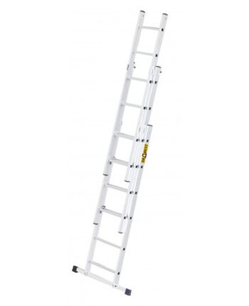 Multifunkčný hliníkový rebrík, 3 x 6 priečok a nosnosť 150 kg
