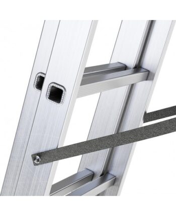 Multifunkčný hliníkový rebrík, 3 x 8 priečok a nosnosť 150 kg
