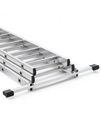 Multifunkčný hliníkový rebrík, 3 x 9 priečok a nosnosť 150 kg