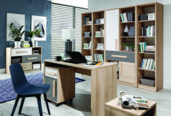 S kvalitným a moderným nábytkom Aurin vyskladáte pracovňu či študentskú izbu presne podľa Vašich predstáv. Zásuvkovú komodu AURIN CH-850-3DR musíte mať aj vy! Jej rozmery sú (ŠxHxV): 83,1x39,6x84,1 cm. Jej nezvyčajný dizajn nezostane bez povšimnutia. Zásuvky sa môžu pochváliť…