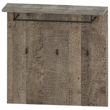 S vešiakovým panelom BOVA HP bude Vaša predsieň pôsobiť moderne a štýlovo. Rozmery panela sú (ŠxHxV): 80x25x79,7 cm. Farebné prevedenie je v kombinácii farieb woodcon a pieskový dub, ktoré dokopy krásne ladí a vytvára pocit jemnosti. Na jeho výrobu sme použili spoľahlivé materiály ako DTD či odolné…
