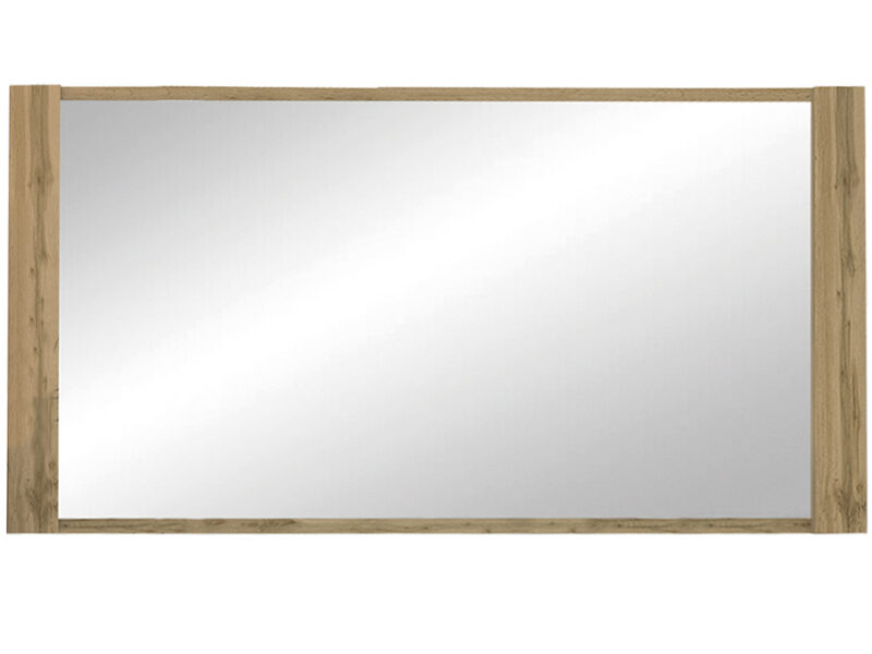 NABBI Finni M-1370 zrkadlo na stenu dub wotan Nástenné zrkadlo FINNI M-1370 môže rozžiariť aj Váš interiér. Jeho rozmery sú (ŠxHxV): 137,4x2,2x60 cm. Spálňová kolekcia Finni je moderný nábytok s neobyčajným dizajnom. Vyrobená je v minimalistickom štýle, vďaka čomu bude Váš domov pôsobiť usporiadane a čisto. Farebné prevedenie dub wotan pôsobí…