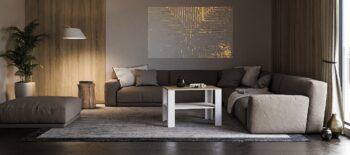 Nezameniteľnou súčasťou každého, či už moderného alebo klasického interiéru je konferenčný stolík. Oživením a skvelým doplnkom do Vašej obývačky bude konferenčný stolík LERUM. Priestranná horná doska Vám poskytne dostatok miesta na odloženie šálky kávy, pochutiny alebo dekorácie. Pod ňou sa…