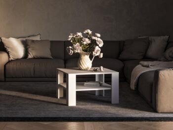 Neodmysliteľnou súčasťou každého, či už moderného alebo klasického interiéru je konferenčný stolík. Oživením a skvelým doplnkom do Vašej obývačky bude konferenčný stolík LUND. Priestranná horná doska Vám poskytne dostatok miesta na odloženie šálky kávy, pochutiny alebo dekorácie. Pod ňou sa…