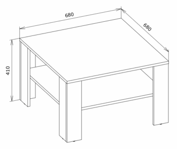 Neodmysliteľnou súčasťou každého, či už moderného alebo klasického interiéru je konferenčný stolík. Oživením a skvelým doplnkom do Vašej obývačky bude konferenčný stolík LUND. Priestranná horná doska Vám poskytne dostatok miesta na odloženie šálky kávy, pochutiny alebo dekorácie. Pod ňou sa…