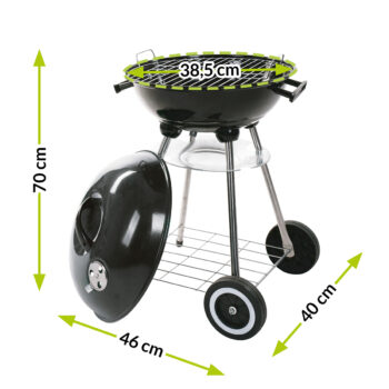 NABBI MIR-230 záhradný gril čierna - Image 2