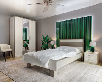 Dvojdverovú komodu so zásuvkami SALERNES CH-1360 si budete pochvaľovať. Jej rozmery sú (ŠxHxV): 136x46x82 cm. Moderný dizajn nábytku Salernes dokonale vylepší akýkoľvek interiér a kombinácia farieb pino aurelio a madagaskar/nelson vizuálne rozšíri priestor a presvetlí ho. Na jeho výrobu…