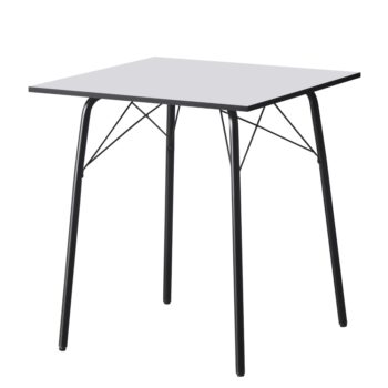 Jedálenský stôl Nalak Typ 1 70 v elegantnej kombinácii bielej a čiernej farby je ideálnym doplnkom pre moderné interiéry. Tento stôl, vyrobený z kvalitného MDF materiálu a kovu, ponúka nielen štýlový vzhľad, ale aj praktickosť a odolnosť. S rozmermi 70 x 70 x 75 cm je vhodný pre…