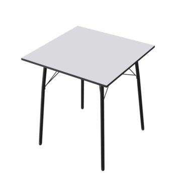 Jedálenský stôl Nalak Typ 1 70 v elegantnej kombinácii bielej a čiernej farby je ideálnym doplnkom pre moderné interiéry. Tento stôl, vyrobený z kvalitného MDF materiálu a kovu, ponúka nielen štýlový vzhľad, ale aj praktickosť a odolnosť. S rozmermi 70 x 70 x 75 cm je vhodný pre…
