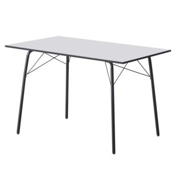 Jedálenský stôl Nalak Typ 2 je ideálnym riešením pre moderné interiéry, kde sa kladie dôraz na štýlovosť a funkčnosť. S rozmermi 120x75 cm ponúka dostatok priestoru pre pohodlné stolovanie až štyroch osôb. Jeho elegantný vzhľad v kombinácii bielej a čiernej farby dodáva…