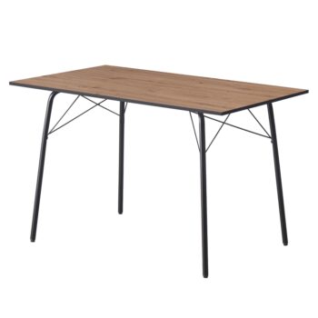 Jedálenský stôl Nalak Typ 2 je ideálnym riešením pre moderné interiéry, kde sa kladie dôraz na štýl a funkčnosť. S rozmermi 120x75 cm ponúka dostatok priestoru pre pohodlné stolovanie až štyroch osôb. Jeho elegantný vzhľad v kombinácii farieb dub artisan a čierna dodáva…