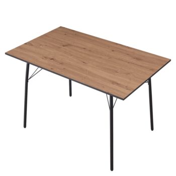 Jedálenský stôl Nalak Typ 2 je ideálnym riešením pre moderné interiéry, kde sa kladie dôraz na štýl a funkčnosť. S rozmermi 120x75 cm ponúka dostatok priestoru pre pohodlné stolovanie až štyroch osôb. Jeho elegantný vzhľad v kombinácii farieb dub artisan a čierna dodáva…