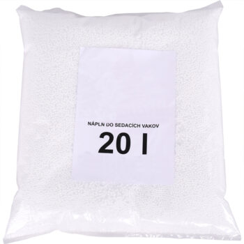 Naplňte svoj sedací vak mäkučkými guličkami EPS 20. Vyrobené sú z polystyrénu v bielej farbe. Objem balíka je 20 l. Táto náplň do sedacích vakov je zdraviu nezávadná a vhodná aj pre alergikov či deti. Guličky majú pravidelný tvar a sú vzdušné. Každému sedí rôzna tvrdosť, tuhosť vaku si viete…