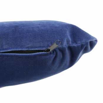 KONDELA Nauro relaxačné kreslo modrá (Velvet) / zlatá - Image 11