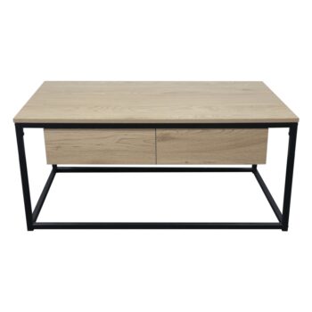 KONDELA Navaro Typ 1 konferenčný stolík čierna / dub – Obrázok 2