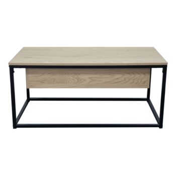 KONDELA Navaro Typ 1 konferenčný stolík čierna / dub – Obrázok 5