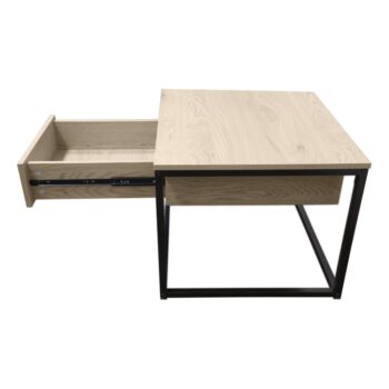 Konferenčný stolík Navaro Typ 1 v elegantnej kombinácii čiernej a dubu je ideálnym doplnkom pre moderné interiéry. Tento štýlový kus nábytku od značky KONDELA ponúka nielen estetický vzhľad, ale aj praktickosť a funkčnosť.