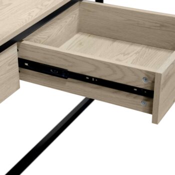 KONDELA Navaro Typ 1 konferenčný stolík čierna / dub – Obrázok 8