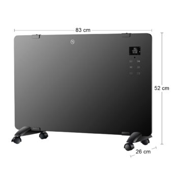 So skleneným konvektorovým elektrickým ohrievačom NB-20GRB 2000 W zažijete príjemné teplo a jedinečný estetický zážitok, vďaka jeho dokonalému dizajnu, ktorý pôsobí veľmi moderne a nadčasovo. Je skvelým riešením, ak máte záujem o praktické, funkčné, čisté a tiché riešenie vykurovania.…