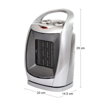 Natáčací elektrický ohrievač NB-301A 1500 W je bezpečný interiérový ohrievač, ktorý sa však dá využiť aj na krátky pobyt vonku pri posedení na terase alebo na stanovačke. Má elegantný dizajn, malé rozmery (ŠxHxV): 20x14,5x29 cm a pohodlné držadlo, čo umožňuje okamžitý prenos a veľmi ľahko sa…