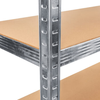 Kovový policový regál NB-RMG175 s MDF policami bude perfektným vybavením skladov, archívov, obchodov, kancelárií alebo kontajnerov. Praktických päť políc regálu je prispôsobených na uskladnenie tovaru v obaloch, v nádobách alebo samostatných krabiciach. Základnou vlastnosťou regálu je ľahká…