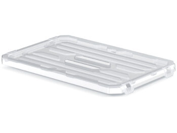 <p>Tento produkt je plastové veko na úložný box NCP24 od značky NABBI. S jeho moderným a hranatým tvarom sa hodí do každého interiéru. Veko je vyrobené z kvalitného plastu, ktorý je ľahko udržiavateľný - stačí ho utierať navlhko. Jeho svetlá, priehľadná farba umožňuje jednoduchú orientáciu v obsahu…