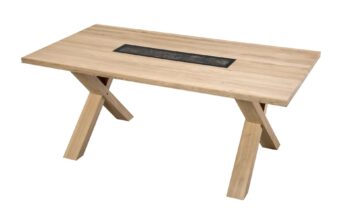 NEAPOL je elegantný a štýlový sektor vo farebnom prevedení dub bianco. Nábytok je vyrobený z kartáčovaného dubového masívu s tmavým sklom. Vonkajšia strana korpusu je vyrobená z kvalitnej dubovej dýhy. Vnútorná strana korpusu je vyrobená z LTD dosky, ktorá je nenáročná na údržbu.Police sú z tmavého dymového skla a dubovej dýhy. Pánty sú vybavené systémom pomalého zatvárania. Úchytky  sú vyrobené z kovu, v čiernej farbe. Nábytok disponuje okrúhlymi plastovými nožičkami, ktorú sú v čiernom prevedení. Povrchová úprava olejom bianco zvýrazňuje krásnu štruktúru dreva, pričom poskytuje dlhodobú ochranu voči opotrebovaniu.Jedálenský stôl je obdĺžnikového tvaru, v jednoduchom prevedení. Farebné prevedenie: dub bianco.Rozmery (š,v,h): šírka: 200 cmvýška: 78 cmhĺbka: 100 cmV našej ponuke nájdete aj ďalšie prvky sektoru NEAPOL. 