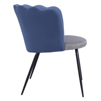 Dizajnové kreslo Nelin je skvelou voľbou pre tých, ktorí hľadajú moderný a štýlový doplnok do svojho interiéru. Toto klasické kreslo vyniká svojím elegantným vzhľadom, ktorý kombinuje čiernobielu, modrú a čiernu farbu. Je vyrobené z kvalitných materiálov ako látka, ekokoža a kov, čo zaručuje…