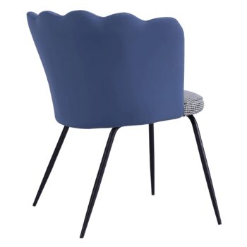 Dizajnové kreslo Nelin je skvelou voľbou pre tých, ktorí hľadajú moderný a štýlový doplnok do svojho interiéru. Toto klasické kreslo vyniká svojím elegantným vzhľadom, ktorý kombinuje čiernobielu, modrú a čiernu farbu. Je vyrobené z kvalitných materiálov ako látka, ekokoža a kov, čo zaručuje…