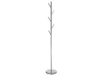 Jednoduchý vešiak je vyrobený z kovu. Okrúhly podstavec zaručuje jeho stabilitu.Výška 171 cm. Priemer podstavy 28 cm.Dodávame v demontovanom stave.