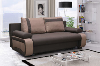 Elegantná pohovka NEO s funkciou rozkladu. Po rozložení vznikne ložná plocha s rozmerom 145 x 198 cm. Je vybavená aj úložným priestorom. Sedák je tvorený bonellovou pružinou a PUR penou. Rozmery pohovky NEO v/š/h 88/198/105 cm. Cena je za prevedenie Sawana 16-25.