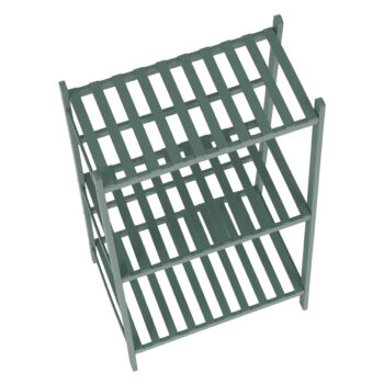 KONDELA Nepel Typ 3 skladací regál mentolová - Image 6