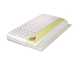 Sendvičový matrac s obojstrannou 7 zónovou profiláciou kvalitnej PUR peny.Stred tvorí kvalitná PUR pena s hrúbkou 9 cm, ktorá patrí medzi základné materiály pri výrobe matracov. Tento materiál je antialergický, tzn. že nepodporuje výskyt roztočov, baktérií a plesní. Výška matraca: 16 cm.Vrchné vrstvy tvorí VISCO pena s hrúbkou 3 cm. VISCO pena s pamäťovým efektom reaguje na teplo a tlak a optimálne sa prispôsobí krivkám Vášho tela a tým uvoľňuje svalstvo a kĺby. Jedná sa o unikátny typ polyuretánovej peny s otvorenou bunkovou štruktúrou, ktorá mení svoju tvrdosť v závislosti od teploty.Vďaka svojim jedinečným vlastnostiam a efektu pomalého vrátenia, matrac nenarušuje krvný obeh počas spánku a tým nedochádza k preležaniu. Lenivá pena súčasne stabilizuje telo v optimálnej polohe a tým zmierňuje bolesti chrbta. Vaše svalstvo sa môže plne uvoľniť a tým sa markantne zvyšuje stupeň relaxácie organizmu. Je výborná pri dlhodobom pripútaniu na lôžko, pretože svojim minimálnym protitlakom pôsobí proti vzniku dekubitov.Pamäťová pena má vysokú hustotu a teda aj životnosť. Matrac s lenivou penou sú ideálnou voľbou do dvojpostele, pretože tlmí pohyby partnera tak, že o nich neviete.Poťah matraca je snímateľný, prateľný, prispôsobený na letné a zároveň zimné mesiace a je vyrobený z kvalitnej bavlny. 