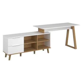 Komoda Nepu 2S/134 v elegantnom prevedení biela/dub kamenný je ideálnym riešením pre tých, ktorí hľadajú moderný a funkčný nábytok do svojho interiéru. Táto komoda od značky KONDELA ponúka praktické úložné priestory v podobe dvoch zásuviek, ktoré sú vhodné na uskladnenie rôznych…