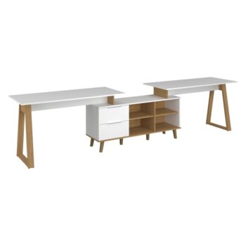 Komoda Nepu 2S/134 v elegantnom prevedení biela/dub kamenný je ideálnym riešením pre tých, ktorí hľadajú moderný a funkčný nábytok do svojho interiéru. Táto komoda od značky KONDELA ponúka praktické úložné priestory v podobe dvoch zásuviek, ktoré sú vhodné na uskladnenie rôznych…
