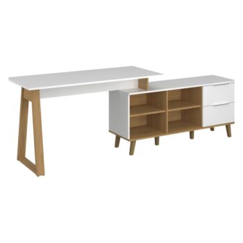 Komoda Nepu 2S/134 v elegantnom prevedení biela/dub kamenný je ideálnym riešením pre tých, ktorí hľadajú moderný a funkčný nábytok do svojho interiéru. Táto komoda od značky KONDELA ponúka praktické úložné priestory v podobe dvoch zásuviek, ktoré sú vhodné na uskladnenie rôznych…