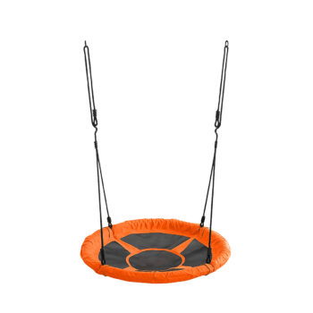 Hojdacie hniezdo NEST 65 cm je oválna hojdačka v tvare hniezda s nastaviteľnou dĺžkou lana, vo farbe čierna / oranžová, no v ponuke ju máme vo viacerých farebných prevedeniach. Sedák je vyrobený z PE sieťoviny a čierne pletené lano je doplnené čiernymi PP zvarmi. Priemer sedáku je 65 cm.…